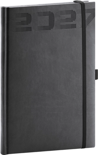 Agenda hebdomadaire Notique Aprint Top 2027 noir 15 × 21 cm