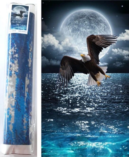 Peinture diamant Chasseur nocturne 80 × 40 cm