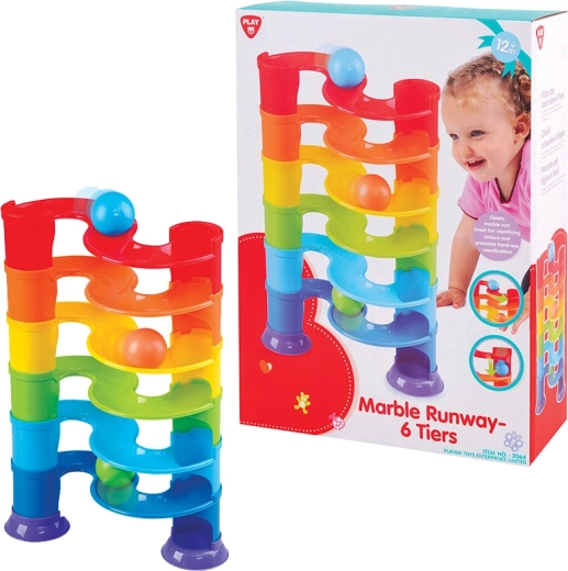 PLAYGO Circuit de billes à 6 niveaux