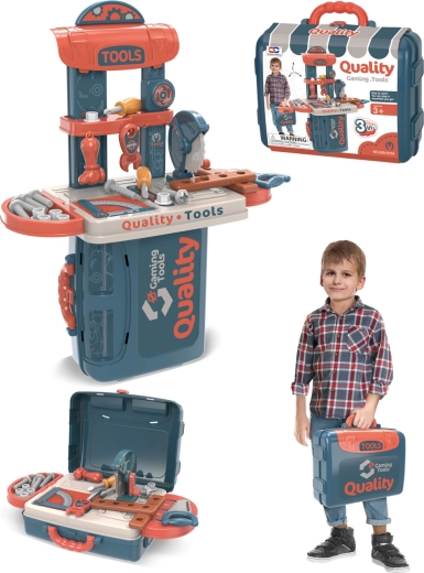 Atelier dans une valise pour petits bricoleurs