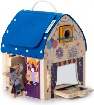 maisonnette en bois avec illusions d’optique Lilliputiens