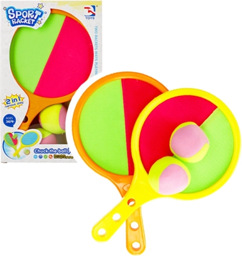 Set de raquettes 2 en 1 catchball
