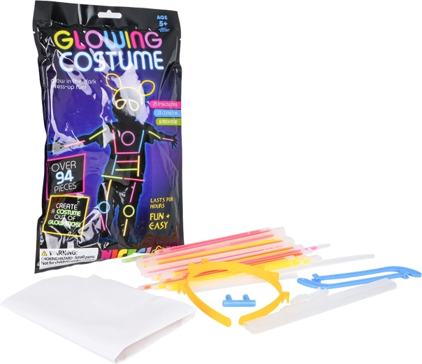 Ensemble de bâtonnets fluorescents 94 pcs