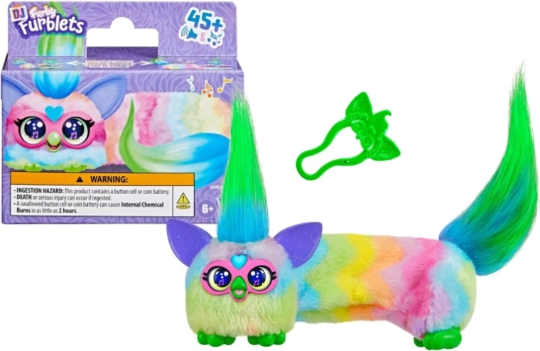Furby DJ Furblet Can Dee Swirl – peluche interactive