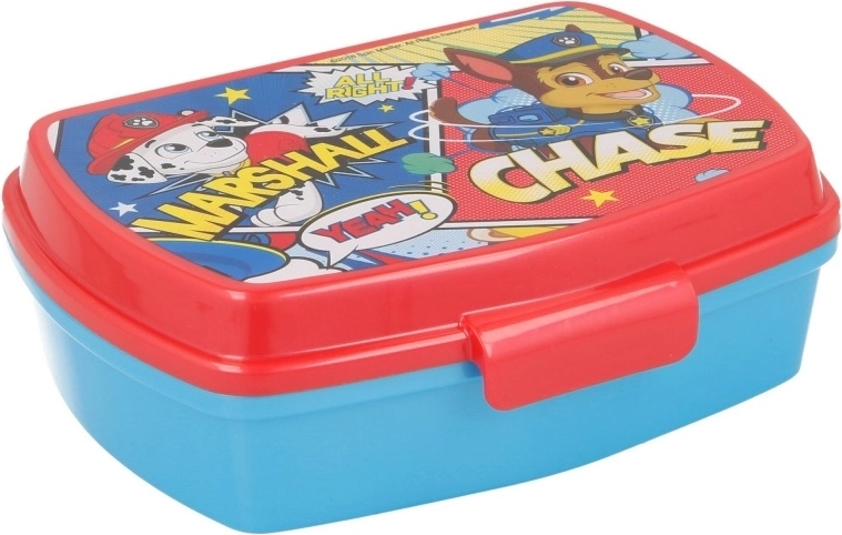 Boîte à goûter PAW PATROL en plastique 17,5 × 14,5 × 6,5 cm
