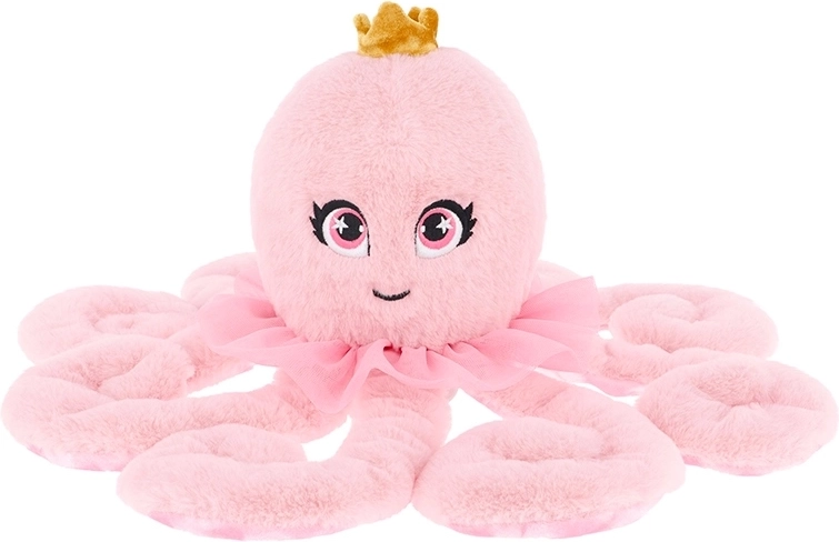 Peluche pieuvre rose 30 cm KEEL