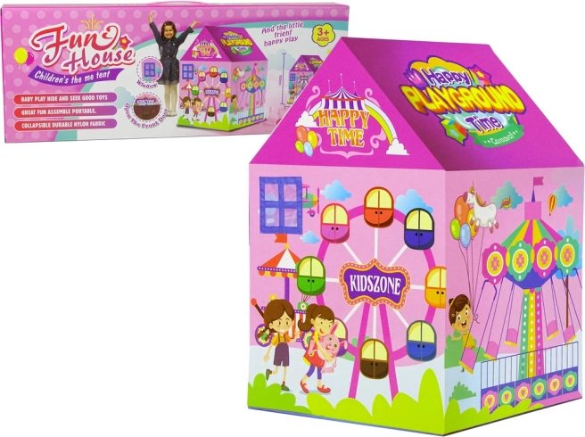 Tente pour enfants Maisonnettes Ville Joyeuse Rose