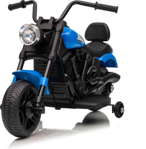 Moto électrique pour enfants Star bleue