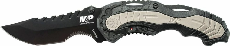 Couteau de poche à ouverture assistée SMITH & WESSON M&P M.A.G.I.C., noir/gris