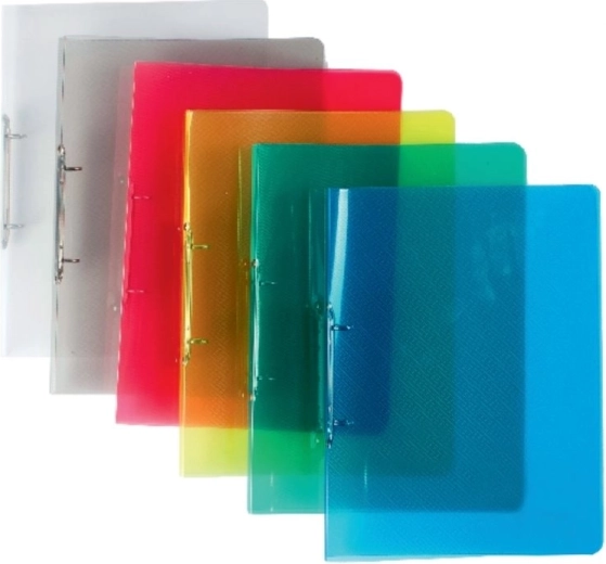 Classeur à anneaux A5 en polypropylène Lines, 2 anneaux