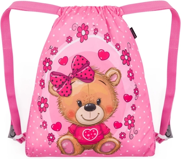 Sac scolaire Bagmaster Vega 24 B avec ourson pour chaussons et sport