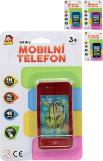 Téléphone mobile intelligent pour enfants avec son 11 cm (phrases en anglais) - 1 pièce