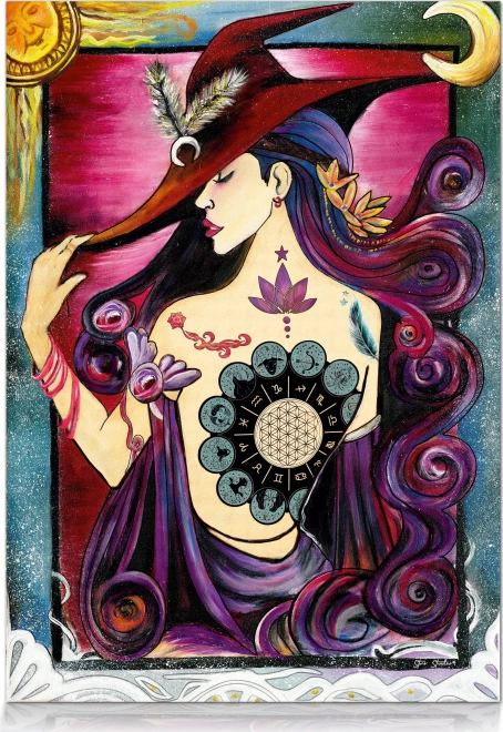 Puzzle Dame du Zodiaque 1000 pièces