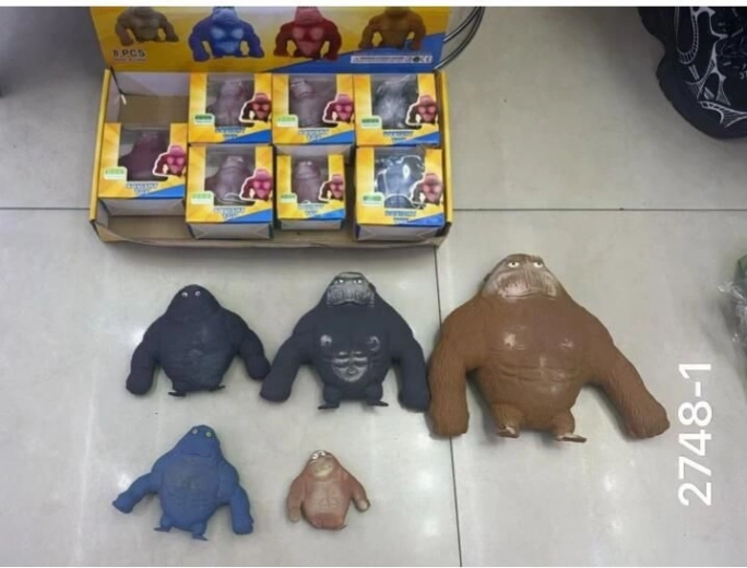 Jouet gorille à remonter pour enfants