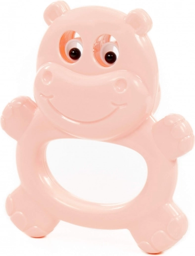Hochet pour bébé hippopotame