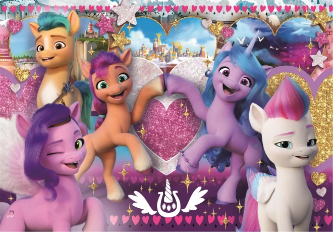 Puzzle My Little Pony : Poneys affectueux Maxi 104 pièces