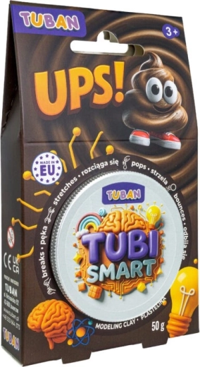 Pâte à modeler Tubi Smart marron pailleté 50 g