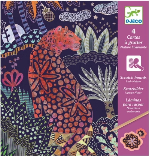 Djeco images à gratter Afrique sauvage