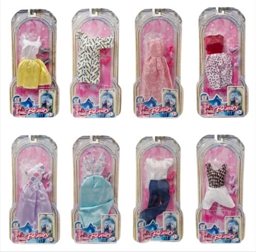 Tenue avec accessoires pour poupées