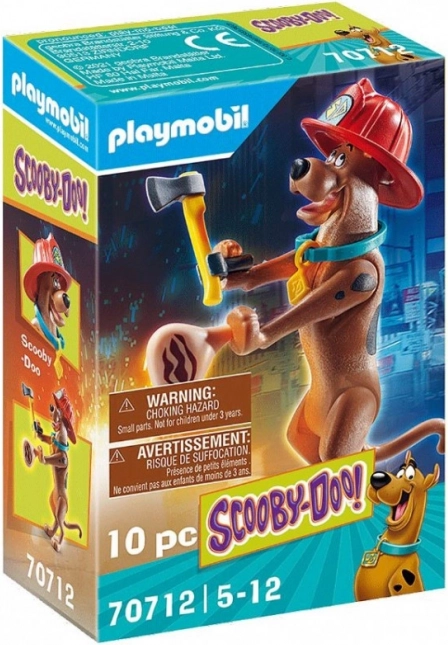 PLAYMOBIL SCOOBY-DOO ! figurine de collection pompier