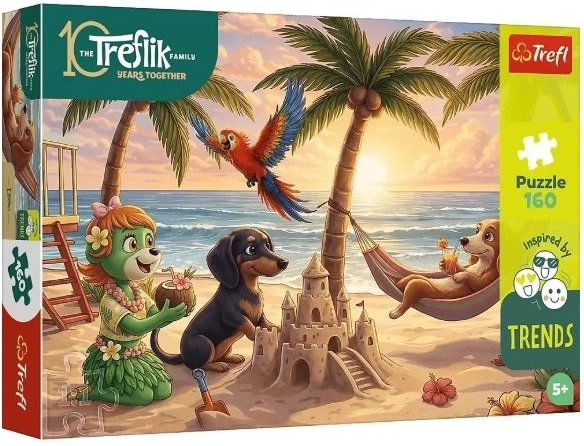 Puzzle Trefl Trends « Soucis de blaireaux » 160 pièces