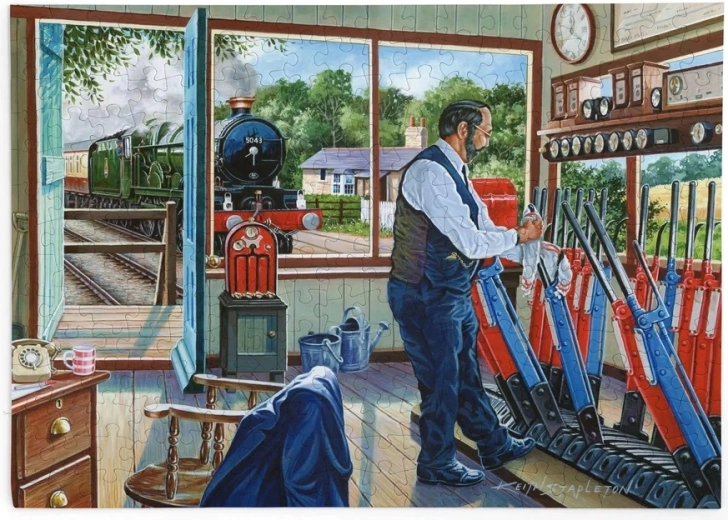 House of Puzzles Puzzle Le bureau du chef de gare, 250 grandes pièces
