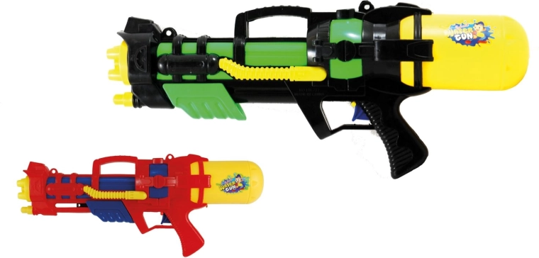 Pistolet à eau avec fonction de pompage 48 cm (assortiment) - 1 pièce
