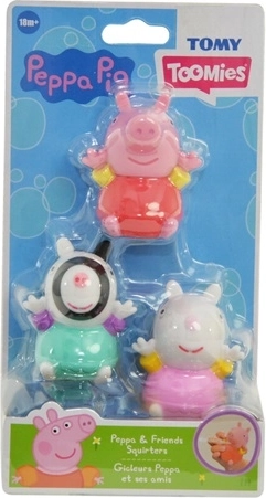 TOMY Peppa Pig figurines de bain – lot de 3 pièces