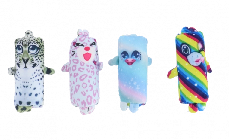 Fidget Fluffy Flipper – peluche réversible 2‑en‑1