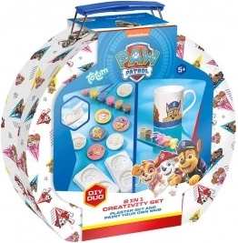 Coffret cadeau Paw Patrol : peinture de mug et moulage en plâtre