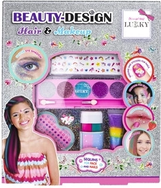 Lukky set beauté design cheveux et maquillage pour enfants
