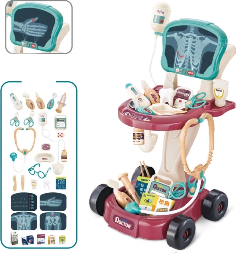 Ensemble médical pour enfants avec ECG 24 pcs