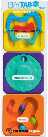 Fat Brain set de jouets sensoriels PlayTab Tile Set 1