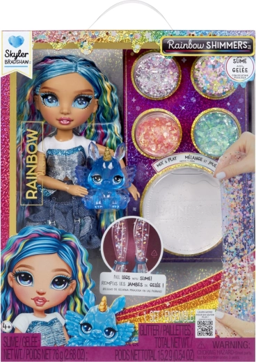 Poupée RAINBOW HIGH avec slime et paillettes – Skyler