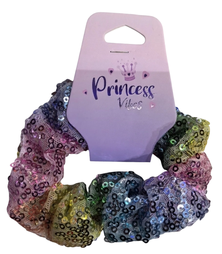 PINK élastique à cheveux scrunchie à paillettes - 1 pièce