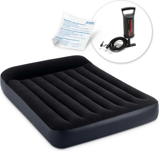 Matelas gonflable avec pompe 191 × 137 × 25 cm INTEX