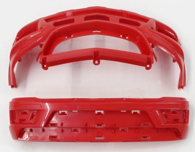 Pièces de carrosserie pour porteur Mercedes-Benz AMG GL63 – partie avant et arrière, rouge