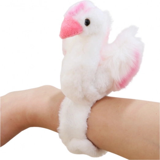 Cygne en peluche sur bracelet