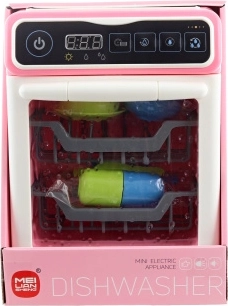 Lave-vaisselle pour enfants à piles avec vaisselle en plastique - 1 pièce