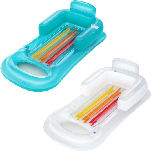 Matelas gonflable avec dossier et porte-gobelet 161 × 84 cm BESTWAY