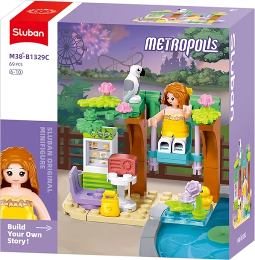 Jeu de construction Sluban Balançoire au Jardin