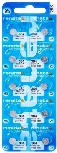 Pile bouton Renata 364 1,55 V (10 pcs)