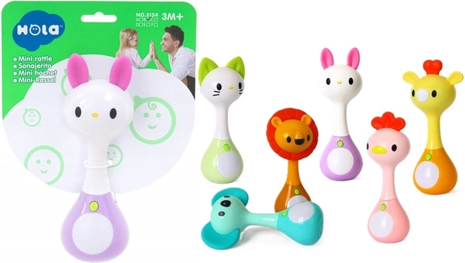 Hochet pour enfant en forme d’animal SmilyPlay