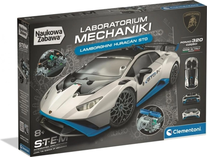 Clementoni Science & Play Labo Mech Lamborghini Huracán – kit de construction mécanique