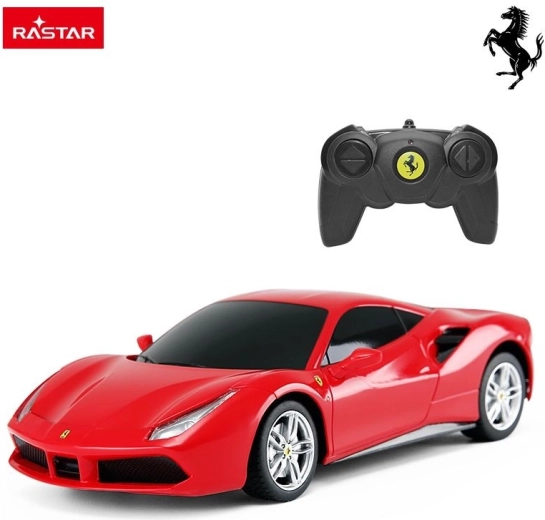 Ferrari 488 GTB télécommandée Rastar 1:24 rouge