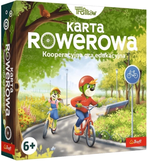 Jeu de société coopératif Karta rowerowa – éducation routière