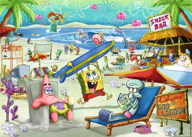 Puzzle RAVENSBURGER Spongebob 1000 pièces