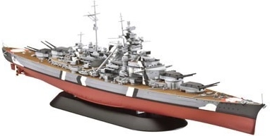 Maquette plastique du cuirassé BISMARCK