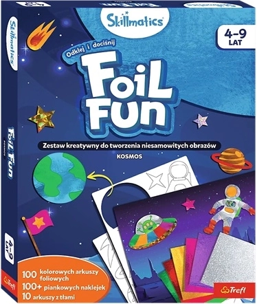 Trefl Skillmatics FoilFun Cosmos – kit créatif avec feuilles métalliques