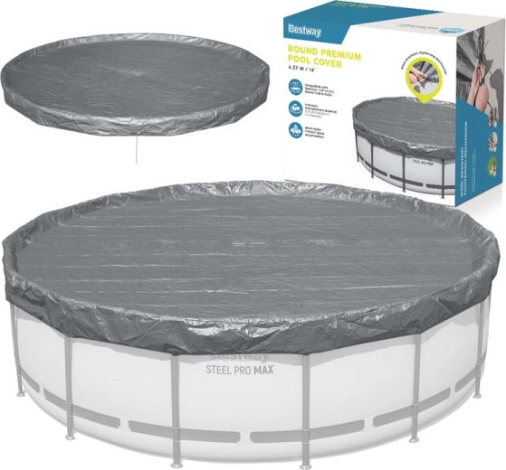 Bâche de couverture circulaire premium Bestway pour piscine 4,27 m